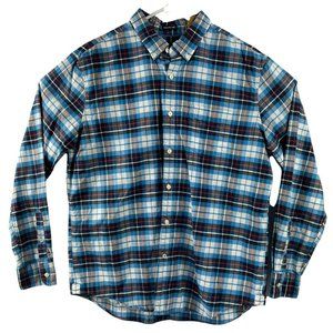 American Eagle Outfitters Seriously Soft Long Sleeve Button Plaid Shirt Men's XL